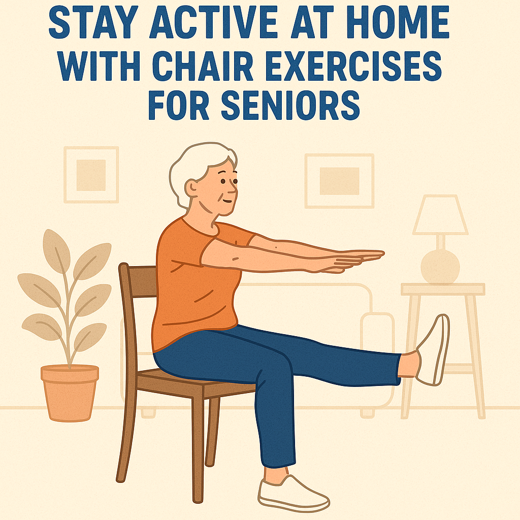 Stay Active at Home with Chair Exercises for Seniors