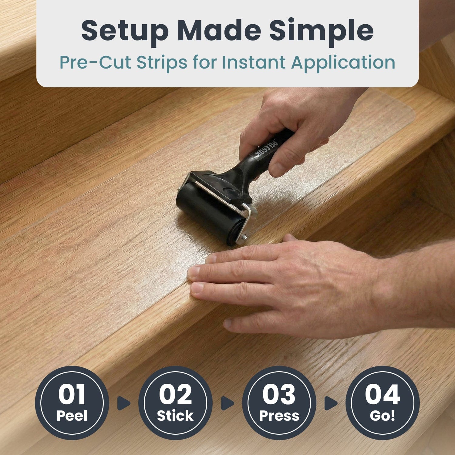 Clear Indoor Anti Slip Stair Tape