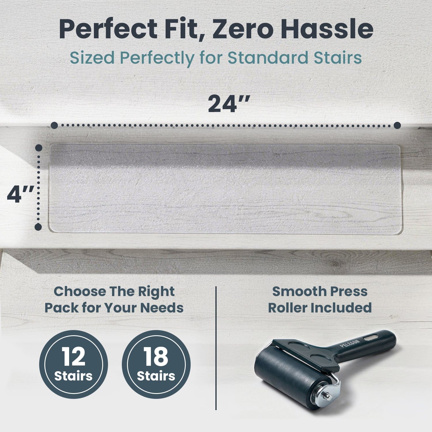 Clear Indoor Anti Slip Stair Tape