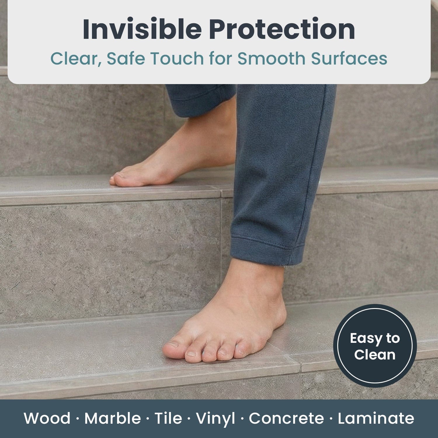 Clear Indoor Anti Slip Stair Tape