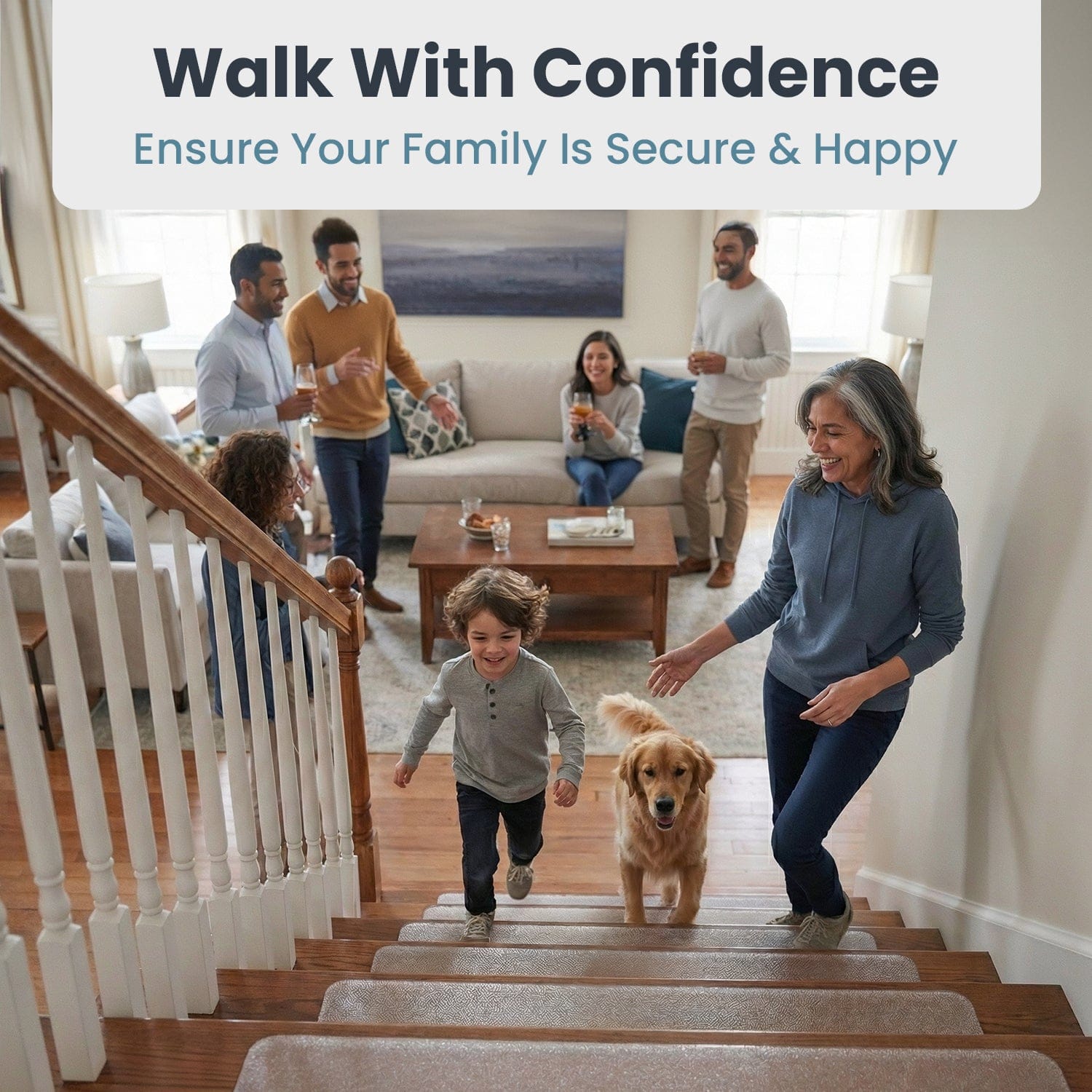 Clear Indoor Anti Slip Stair Tape