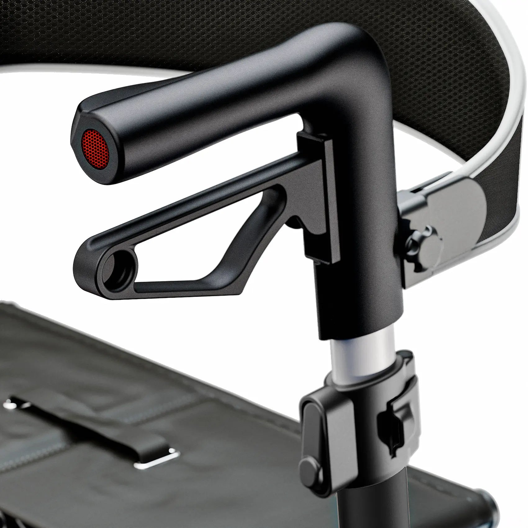Black and gray rollator with 'Pelegon' branding on a white background | Carbon Black