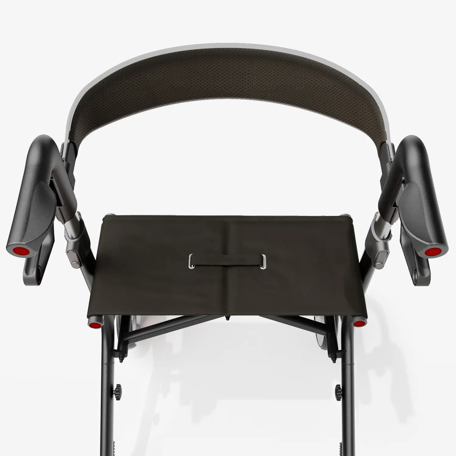 Black and gray rollator with 'Pelegon' branding on a white background | Carbon Black