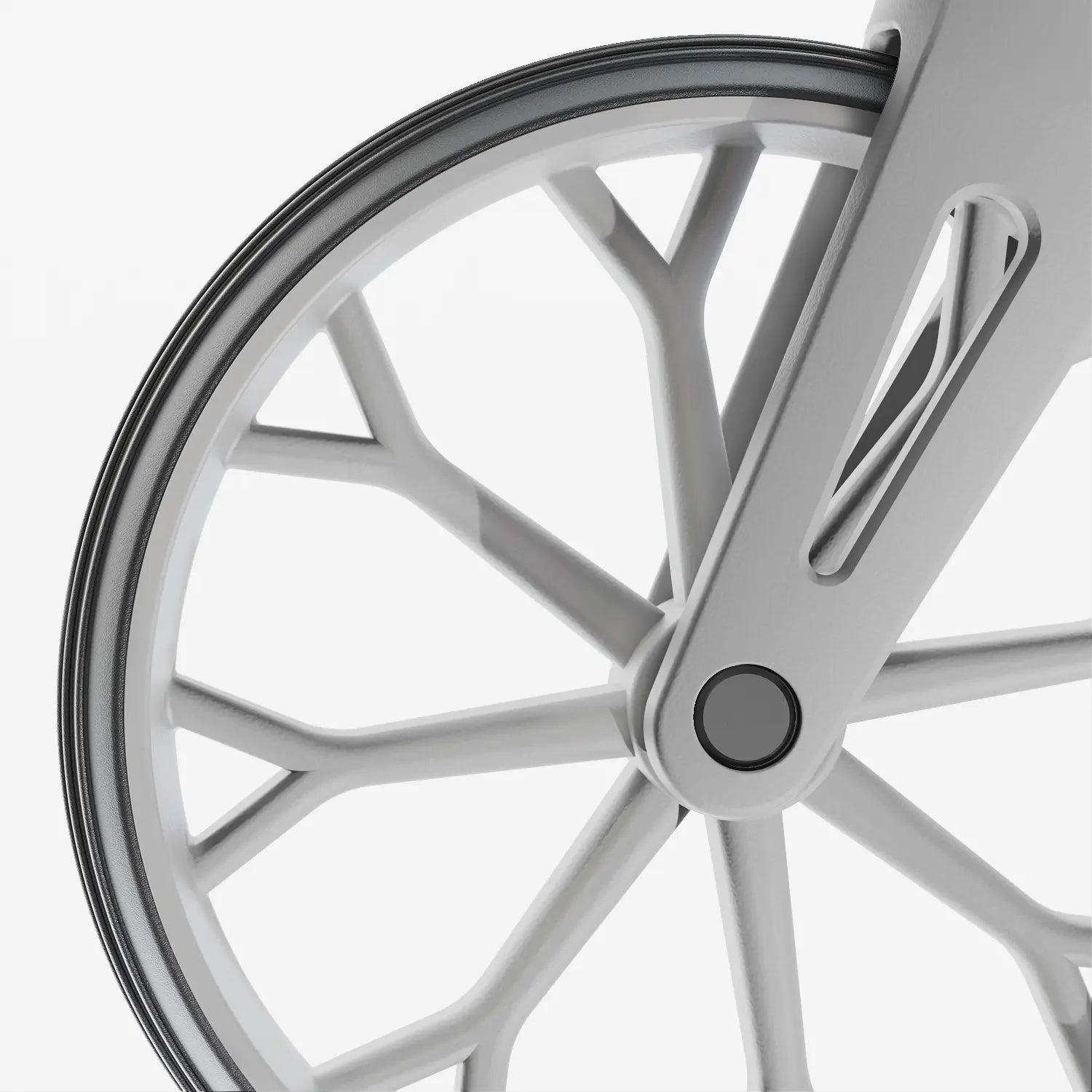 Black and gray rollator with 'Pelegon' branding on a white background | Carbon Black