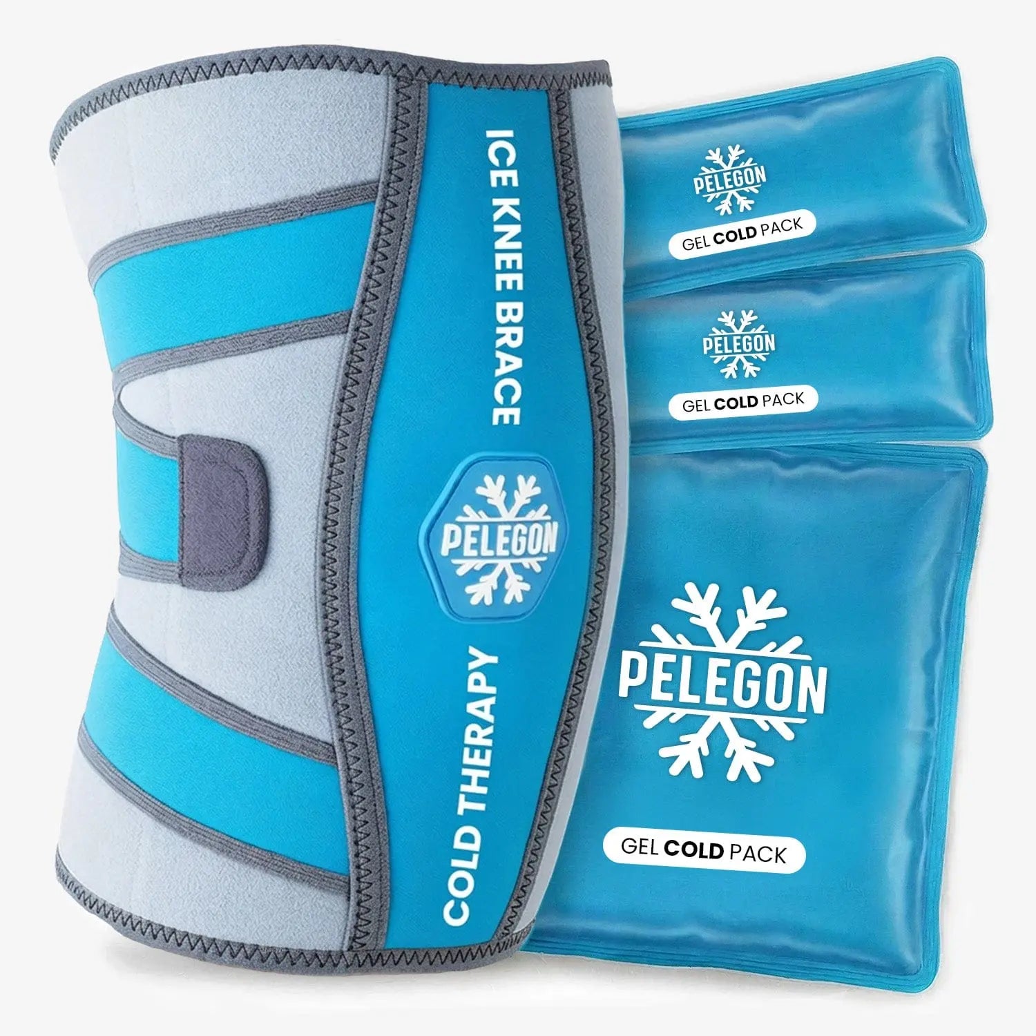 Knee Ice Pack Wrap | Pelegon | blue| 1 Pack