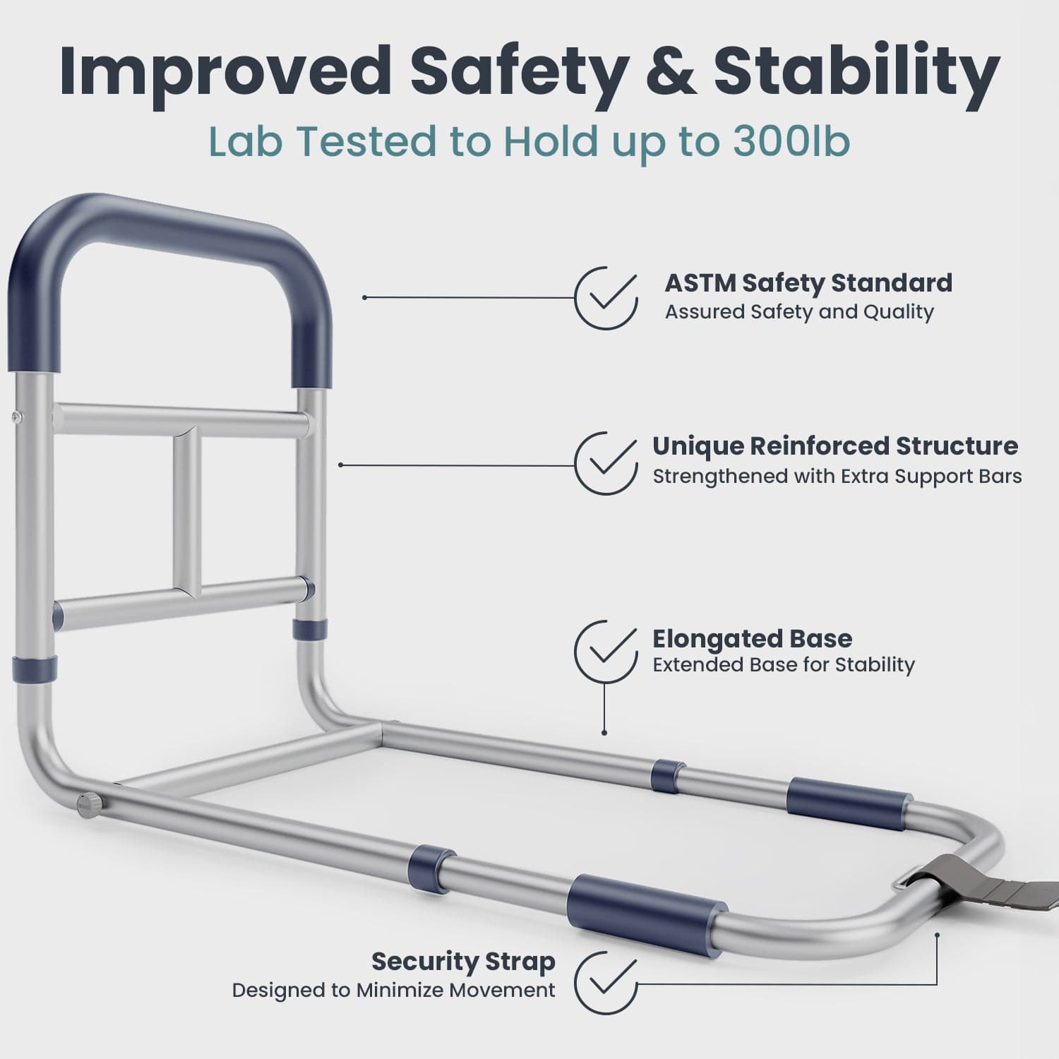 Bed Rails for Elderly Adults Safety