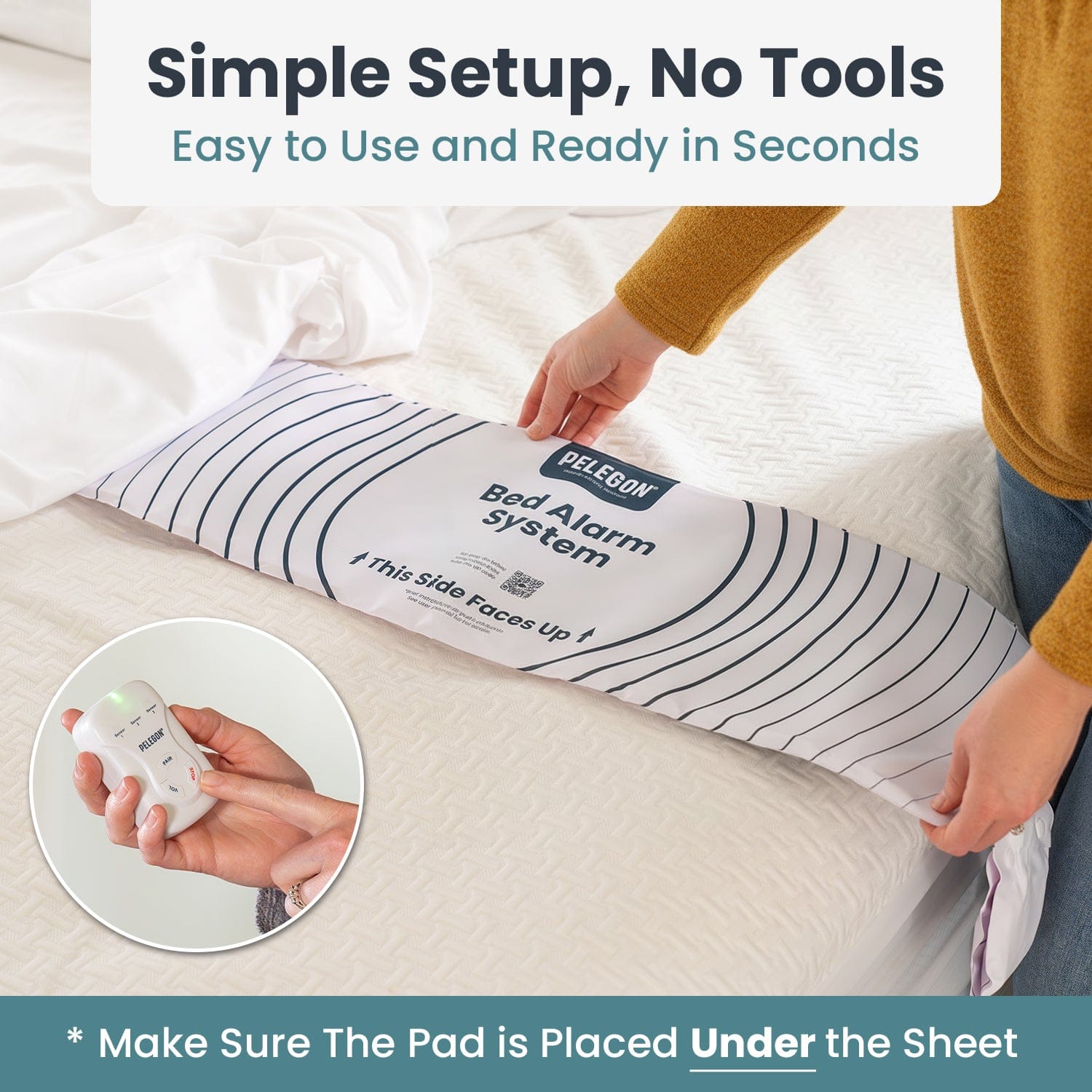 Bed Alarm for Elderly -  Fall Prevention