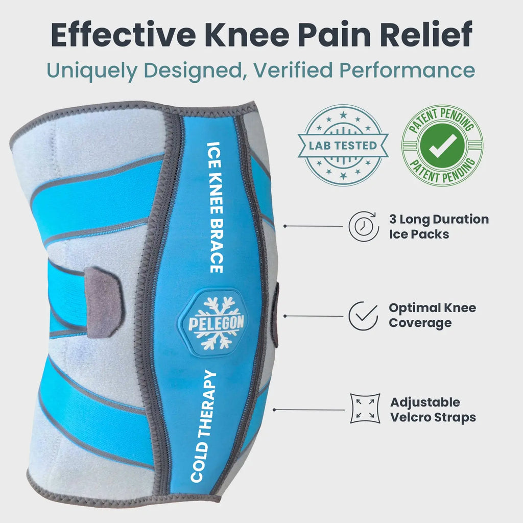 Knee Ice Pack Wrap | Pelegon