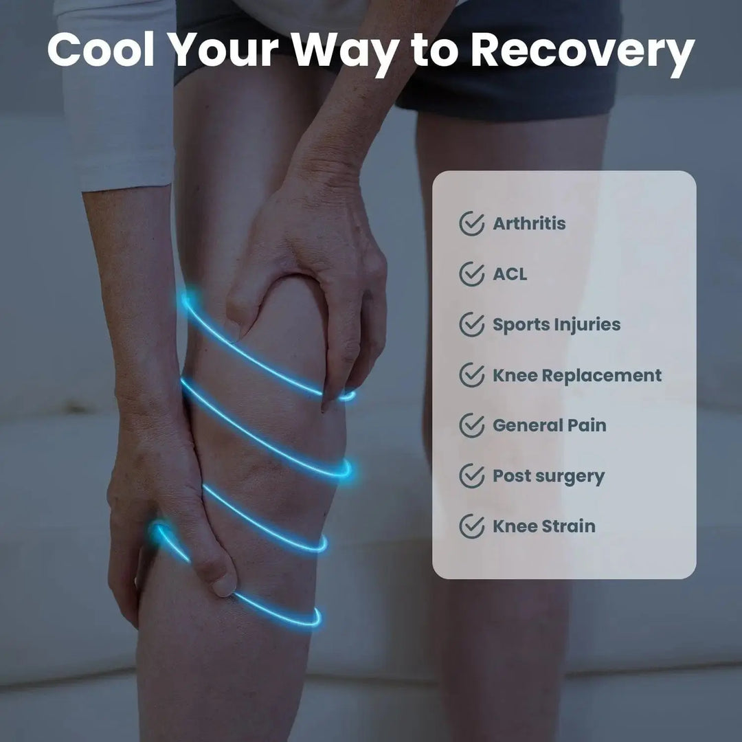 ColdComfort knie ice pack wrap