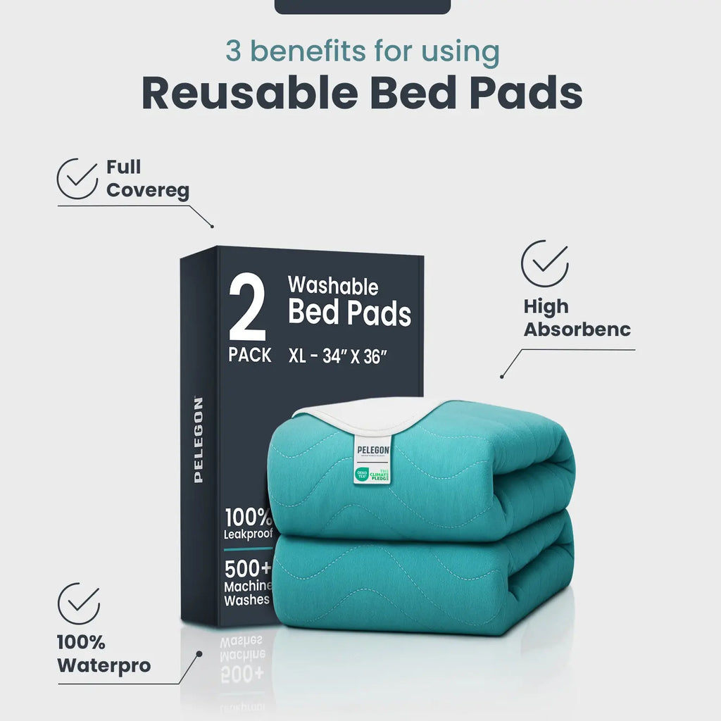 Reusable Bed Pads 34" x 36" | Pelegon