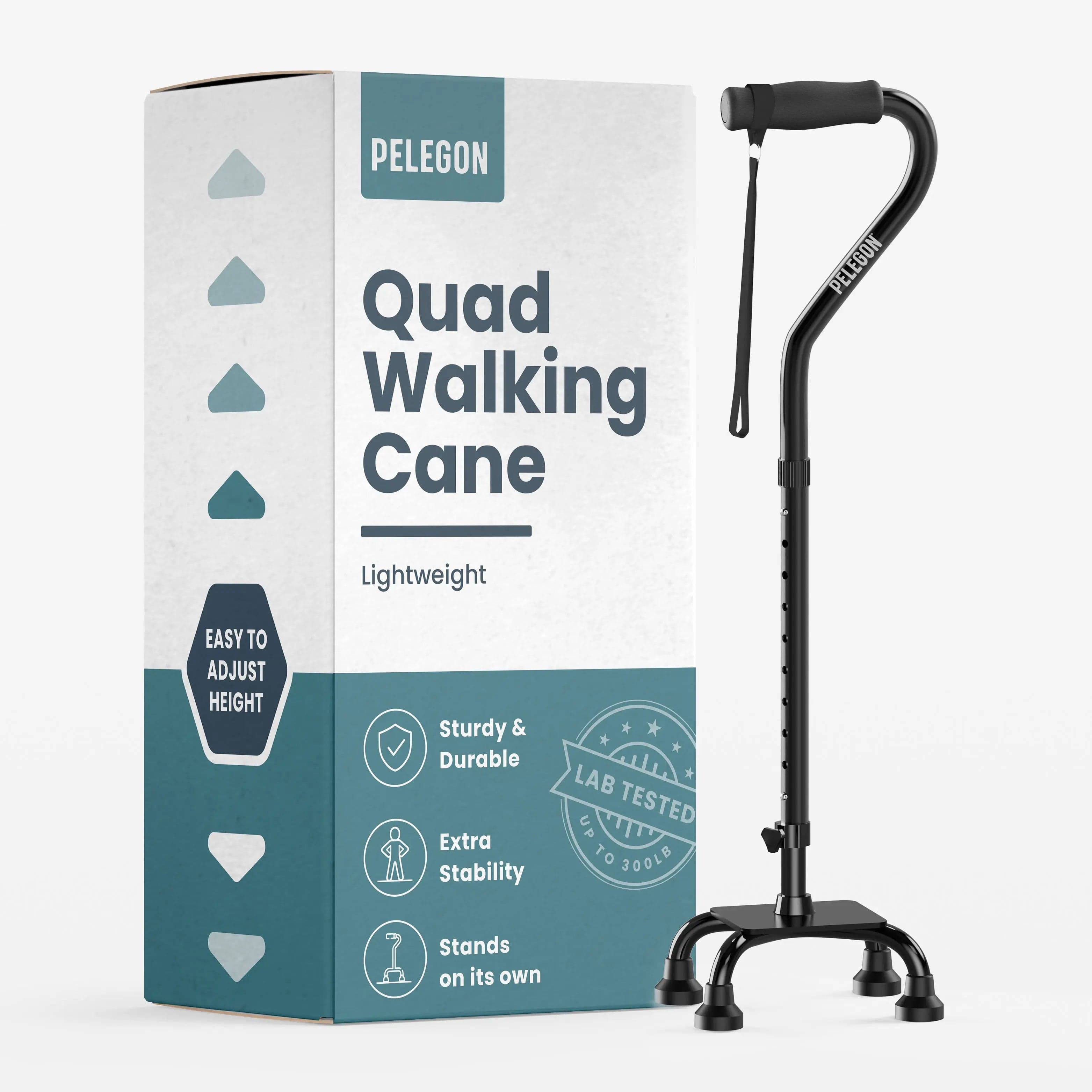 Pelegon’s Quad Cane with 4 Prong Base