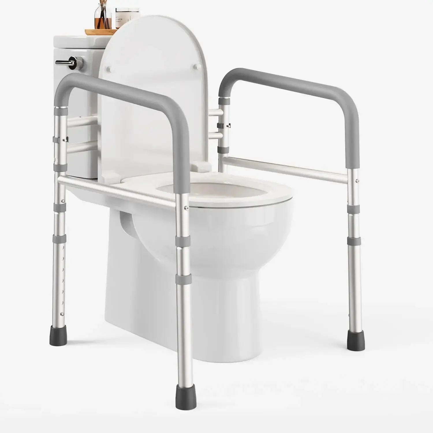 Toilet Safety Rail (350lb)Pelegon LLC Gray