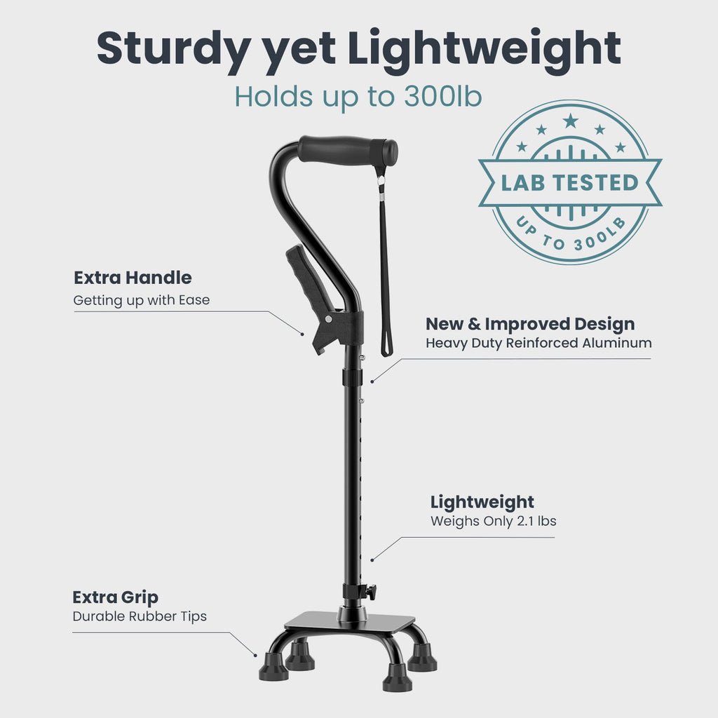 Quad Cane With HandlePelegon LLC