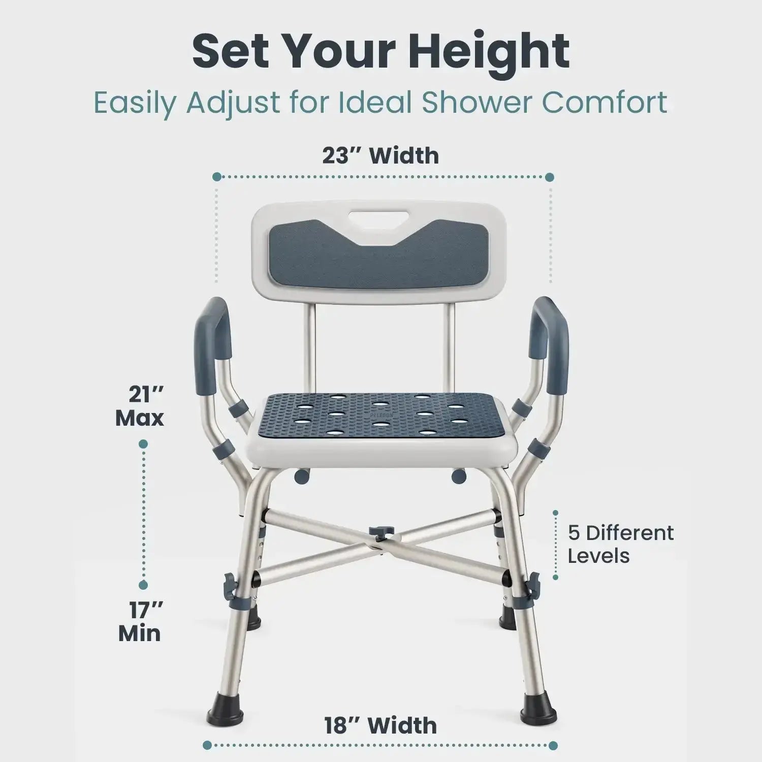 Shower Chair (450lb)Pelegon LLC