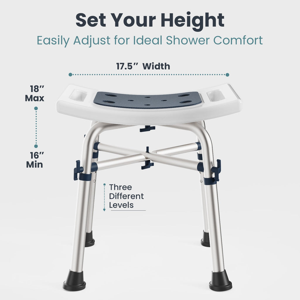 Shower Chair for Adults Sitting (350lb)Pelegon LLC